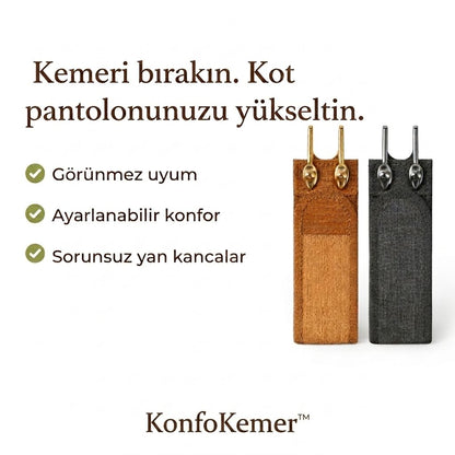 KonfoKemer™ Tokasız Konfor Kemer
