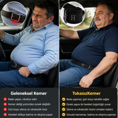 KonfoKemer™ Tokasız Konfor Kemer